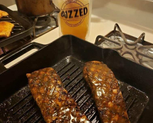 image of comegetbuzzed.com's mango madness being enjoyed with dinner
